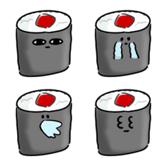 シンプル 鉄火巻き 日常会話の絵文字メイン画像
