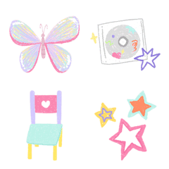 [LINE絵文字] bbubblegumz emoji : Rainbow stuffの画像