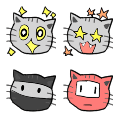 [LINE絵文字] ふき出しネコちゃんの絵文字 43の画像
