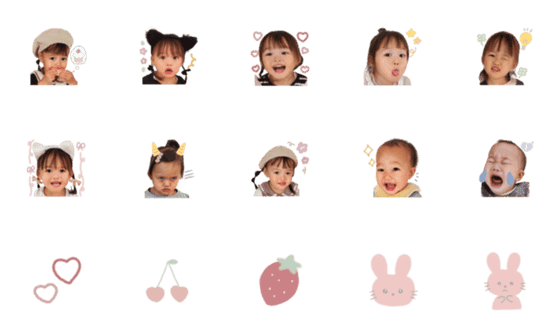 [LINE絵文字]ひよひな＆あーくんの画像一覧