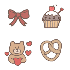 [LINE絵文字] ＊Valentine/ゆるカワemoji＊の画像