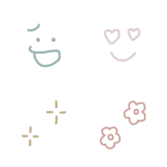 シンプル×線画【03】の絵文字メイン画像