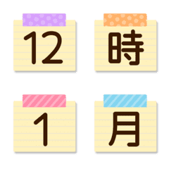 数字にまつわるエトセトラ★絵文字 26の絵文字メイン画像