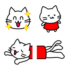 [LINE絵文字] ネコのミミちゃん LINE絵文字 1の画像