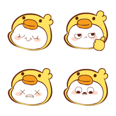 [LINE絵文字] Chibi Duckling 2 (Emoji)の画像