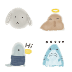 Julleeee and chuuly animalsの絵文字メイン画像