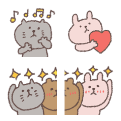 [LINE絵文字] ほんわか♡動物の画像