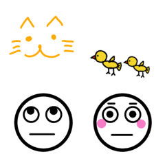 [LINE絵文字] simple emojidayo3の画像