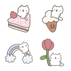 [LINE絵文字] Emoji cat cute 2の画像
