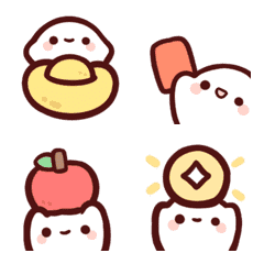 [LINE絵文字] Sticky cake: I have money.の画像