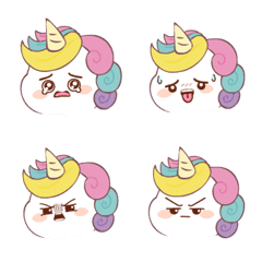 [LINE絵文字] Rainbow Poni 6 (Emoji)の画像