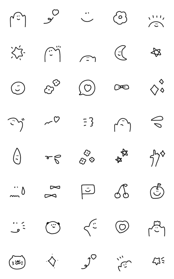 [LINE絵文字]【ひょこっとこんにちは】の画像一覧