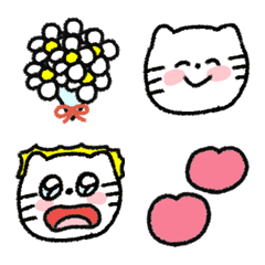 [LINE絵文字] 普通のねこちゃん⑥の画像