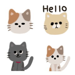 [LINE絵文字] ねこ ねこ ねこの画像