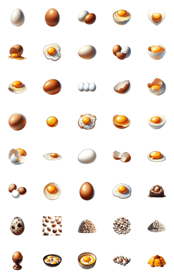 [LINE絵文字]卵の画像一覧