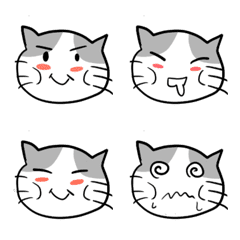 [LINE絵文字] おデブな食いしん坊ネコ『ぷにお』の画像