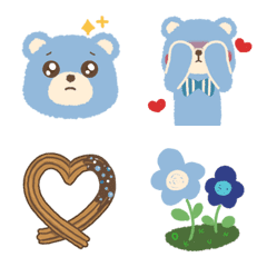 [LINE絵文字] 幸せを運ぶチュロスの画像