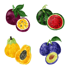 [LINE絵文字] Fruits Emoji 2024の画像