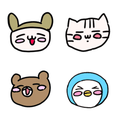 [LINE絵文字] ポメネコ絵文字の画像