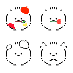 Loose and fluffy Shimaenaga 3の絵文字メイン画像
