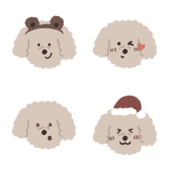 [LINE絵文字] Poodle Cocoの画像