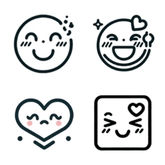 [LINE絵文字] Emoji so cute1の画像