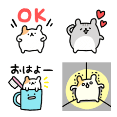 [LINE絵文字] 動くしょぼいハムスターの画像