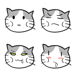 [LINE絵文字] おデブな食いしん坊ネコ『ぷにお』2の画像