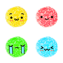 colorful cute candy emoji 2の絵文字メイン画像