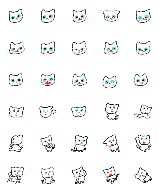 [LINE絵文字]えのねこ絵文字の画像一覧