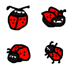 [LINE絵文字] Ugly ladybugの画像