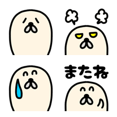 [LINE絵文字] riekimのアザラシ絵文字の画像