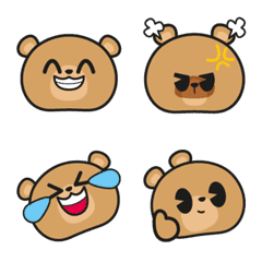 [LINE絵文字] Bonny Bear Emojiの画像