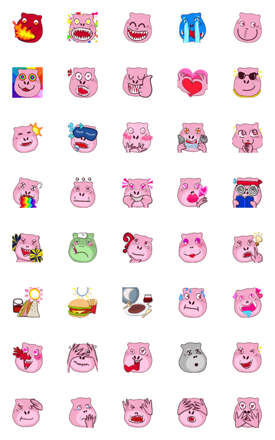 [LINE絵文字]Serpentes666's emojiの画像一覧