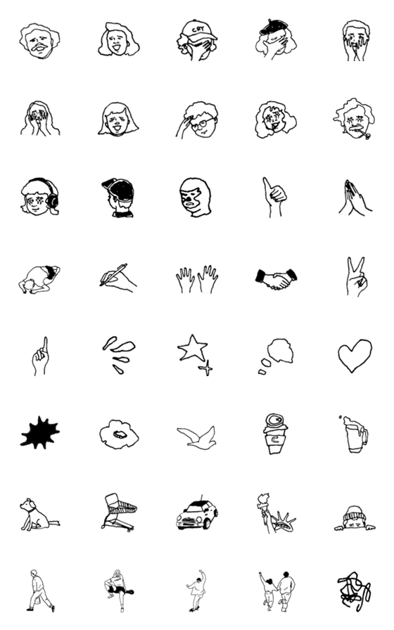 [LINE絵文字]waka.zoo EMOJIの画像一覧