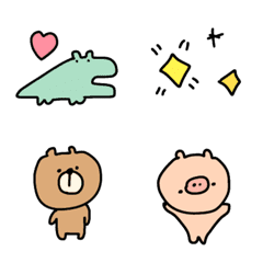 ○ゆるかわアニマル＊つめあわせ○の絵文字メイン画像