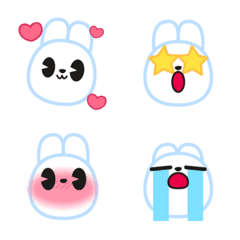 [LINE絵文字] Bunbun Bunny Emojiの画像