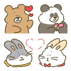 [LINE絵文字] Bear Brown's loveの画像