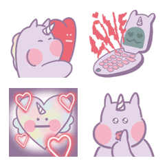 [LINE絵文字] R DU animated emoji LOVE ver,の画像