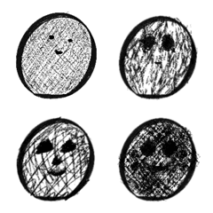 [LINE絵文字] extreme dark doll 1.0 emojiの画像