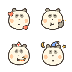 色あせたパンダの絵文字メイン画像