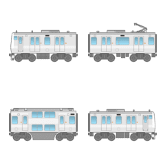 [LINE絵文字] 通勤電車の画像