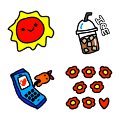 [LINE絵文字] 楽しい日課の画像
