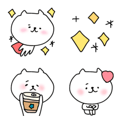 [LINE絵文字] 【ねこ？カピバラ？なんでしょう】の画像