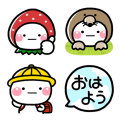 [LINE絵文字] 毎年♡春に活躍するやさしい絵文字の画像