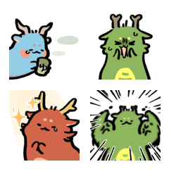 うごくまろまゆ辰の絵文字の絵文字メイン画像