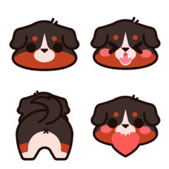 [LINE絵文字] Bernesie Dogの画像