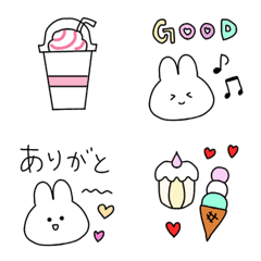 [LINE絵文字] 【文末がかわいくなる♡】毎日絵文字の画像