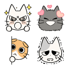 [LINE絵文字] うごく！しかるねこ絵文字の画像