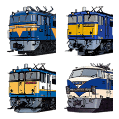 [LINE絵文字] electric locomotive faceの画像